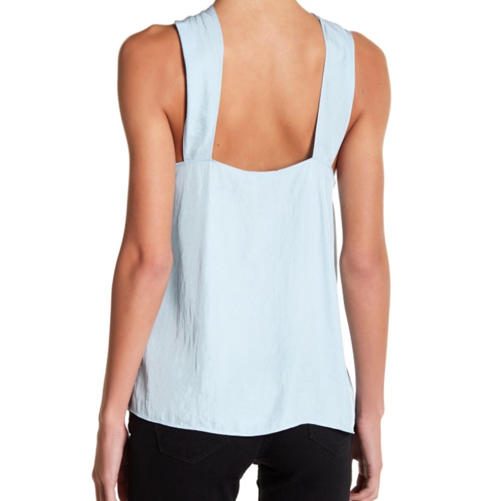 Rag & Bone Sky Blue Collins Keyhole Top - Picture 3 of 5
